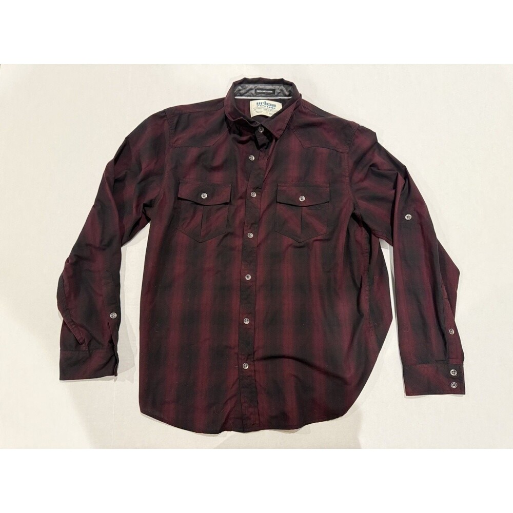 Urban Pipeline Button Down Shirt Long Sleeve Men’s Size Large Plaid Shirt